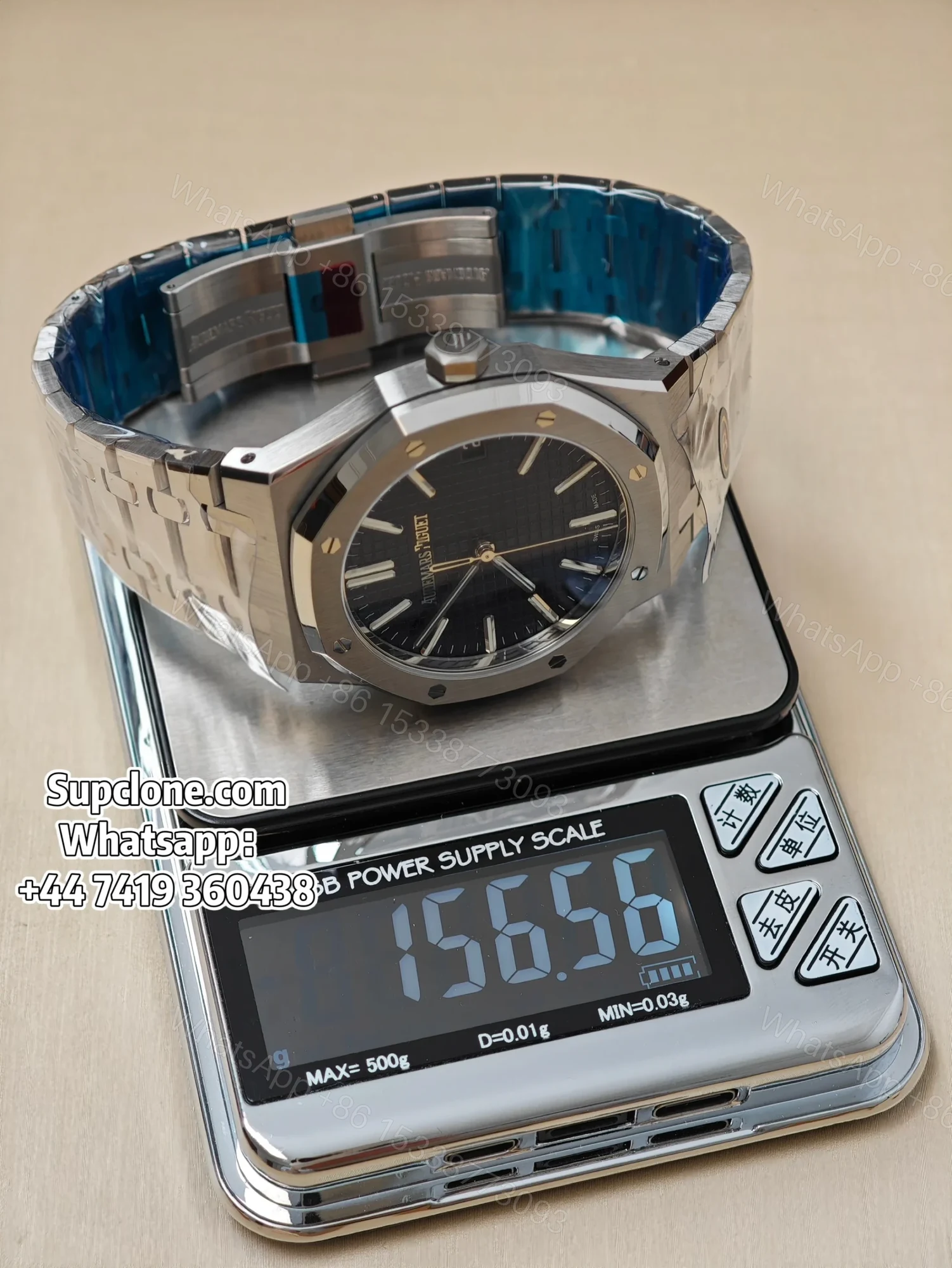 View 32 of Audemars Piguet Super Clone 1:1 Royal Oak 15510 Blue Dial 41MM