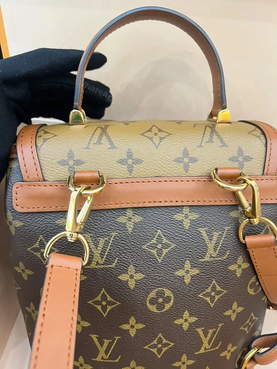 View 3 of Louis Vuitton Dauphine Monogram Reverse PM backpack