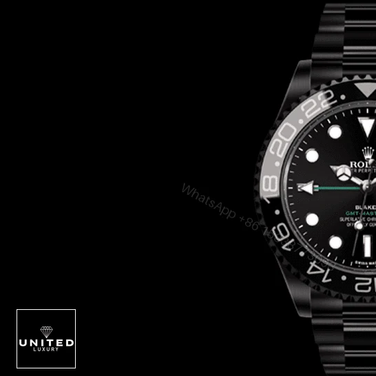 View 8 of Rolex Blaken GMT-Master II 116710 DLC-PVD Replica