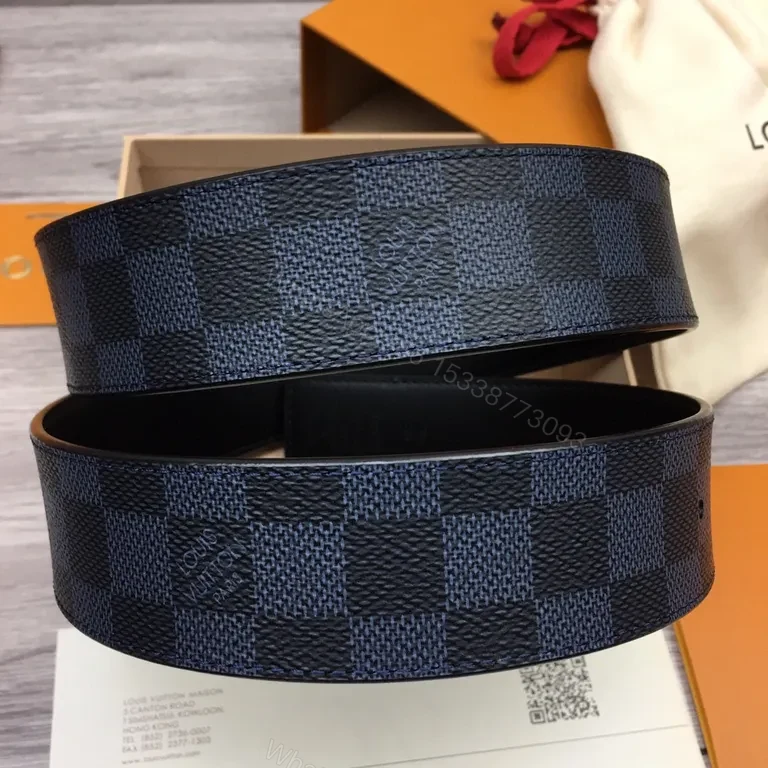 View 5 of Damier Graphite Belt: Signature Pattern, Everyday Luxury accessory