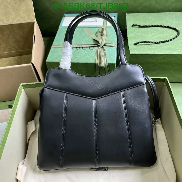 View 5 of Gucci Black Small Tote Bag crafted from Cowhide 745918