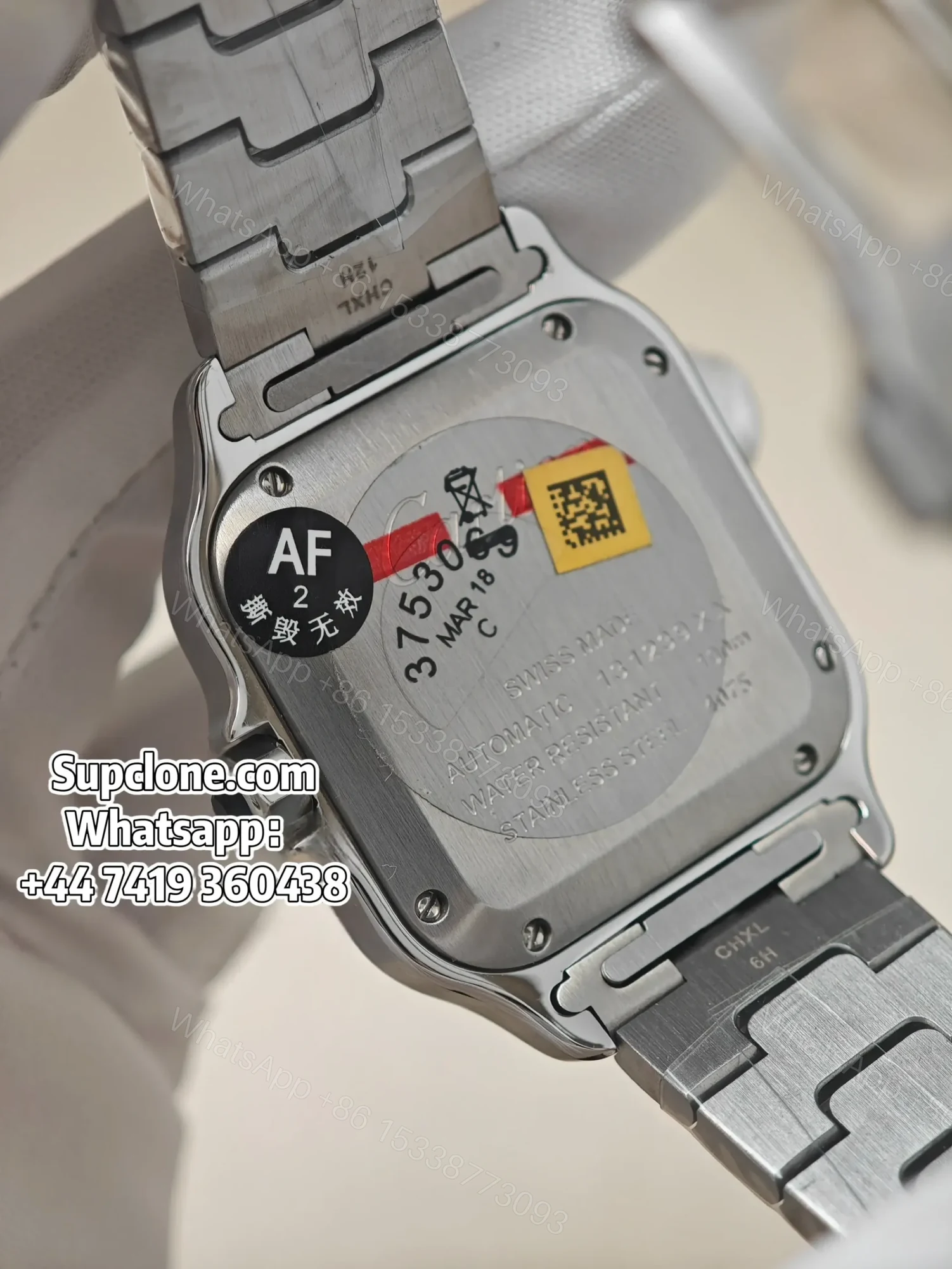 View 9 of Cartier Santos WSSA0029 35.1mm Grey Dial Super Clone Watch