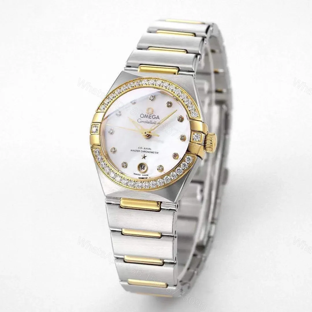 Omega Constellation 29mm Women’s Watch Two-Tone Stainless Steel with Diamond Bezel V6 Version — view 1