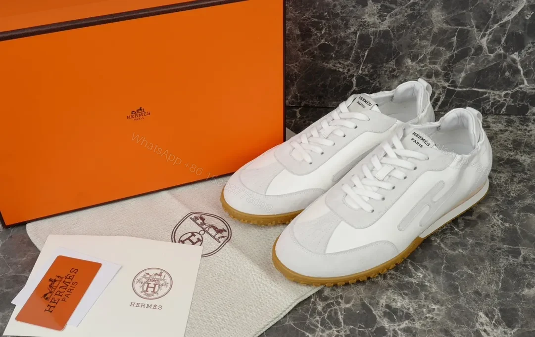 White Leather High-Top Sneakers with Cushioned Comfort and Durable Trim — view 1
