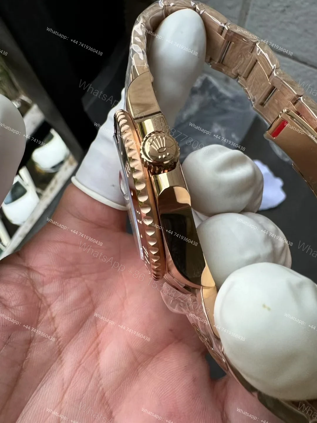 View 4 of Rolex Super Clone Watches 1:1 Iron Tiger Eye GMT-Master II 126715CHNR Oyster