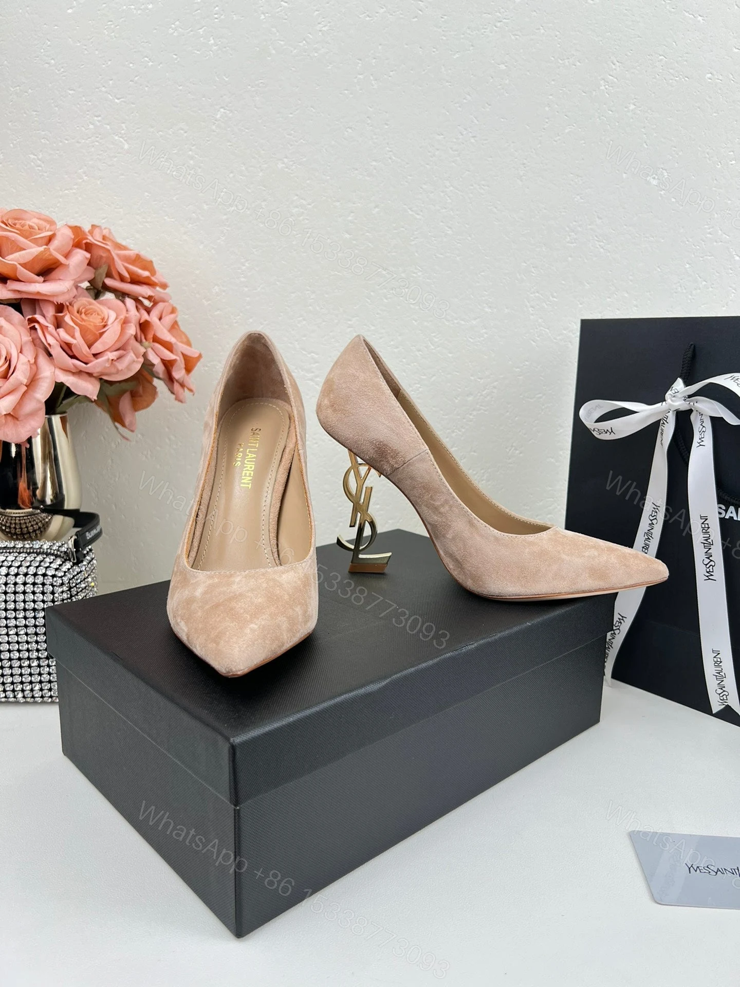 View 7 of Designer YSL High Heel Shoes 010
