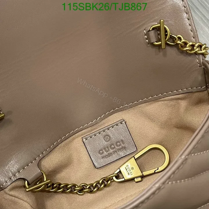 View 20 of Gucci Super Mini Bag in Beige Matelassé Chevron Leather 476433