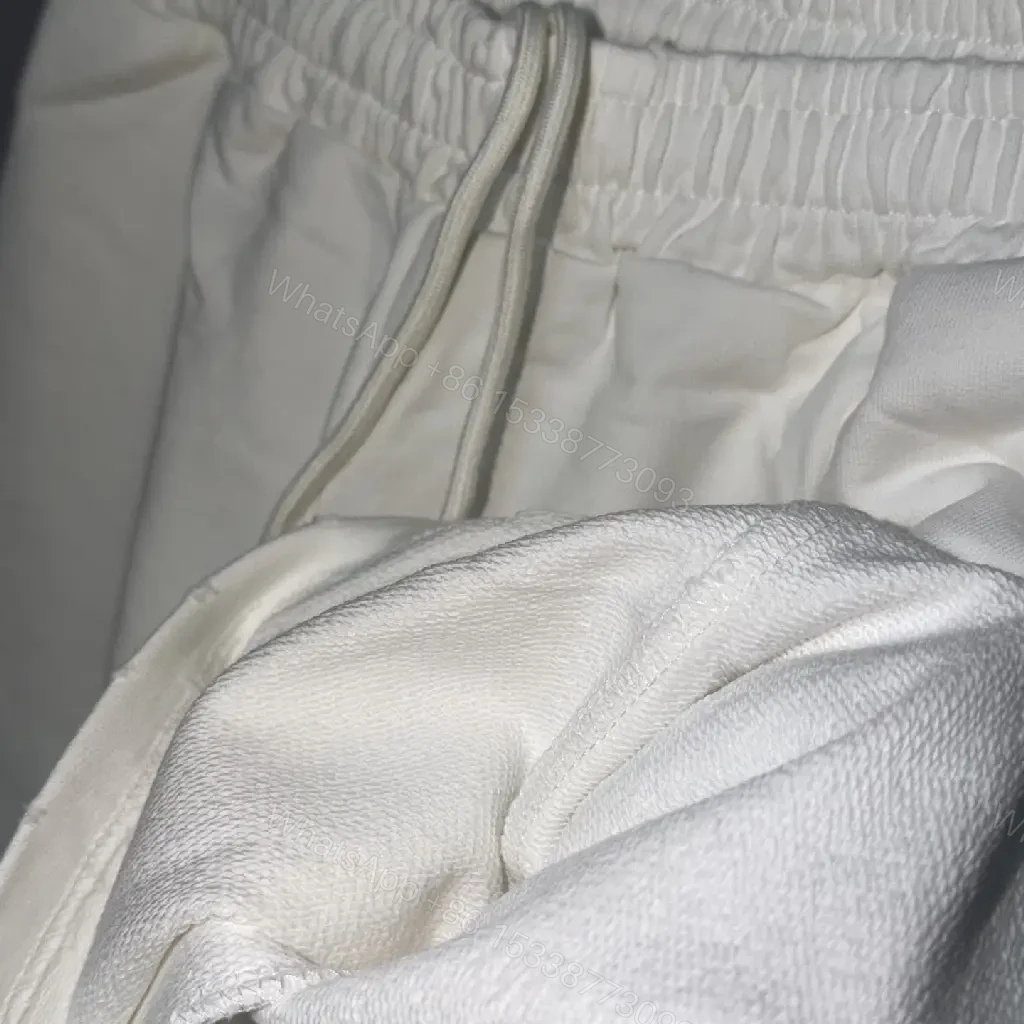 View 6 of White Nylon Casual Drawstring Balenciaga Logo Shorts