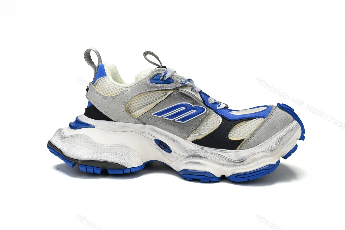 View 5 of Balenciaga CARGO Sneaker Black White And Blue 784339-W2MV6-0328