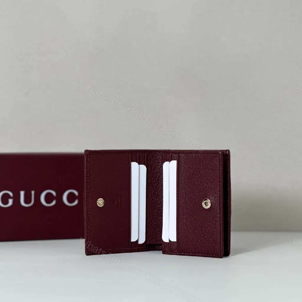 View 2 of Compact Signature Wallet: GG Supreme Web Stripe Essentials