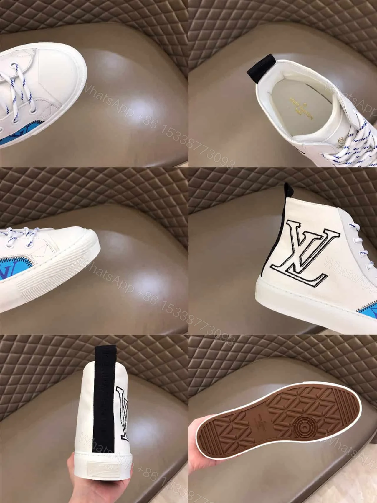 View 10 of LOUIS VUITTON TATTOO HIGH TOP WHITE SNEAKER – LV76
