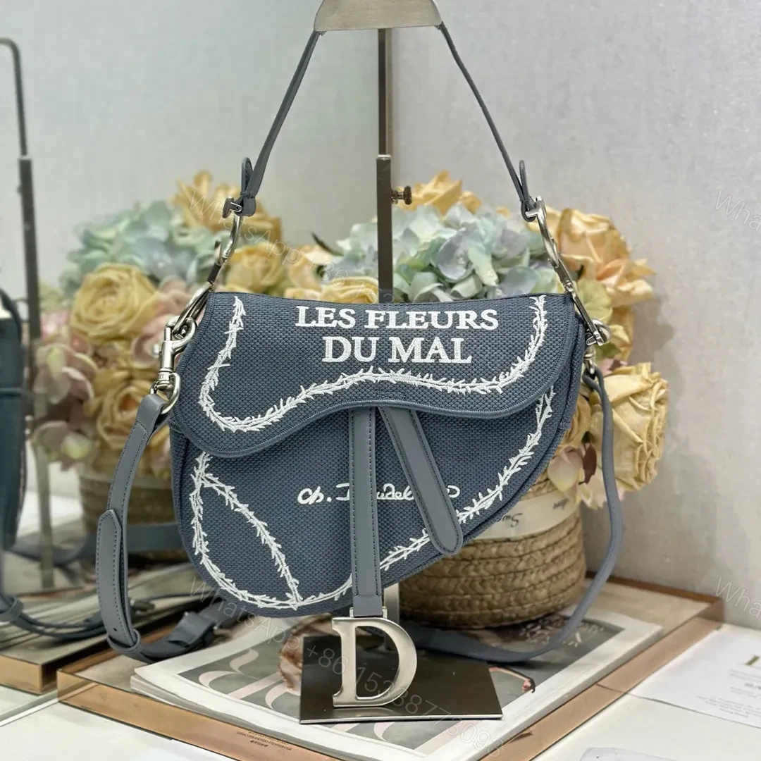 Christian Dior Saddle Bag “Les Fleurs du Mal” — view 1