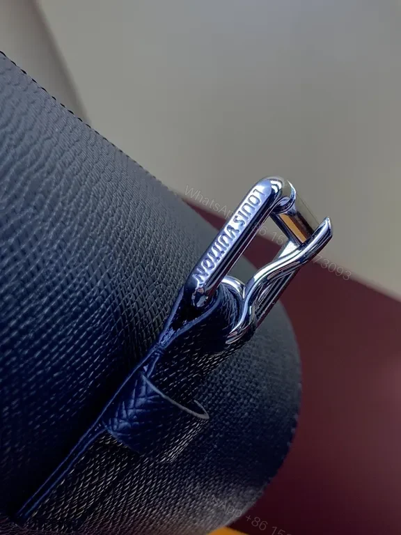 View 6 of Chic Leather Clutch: Compact, Designer-Inspired, Metallic Hardware