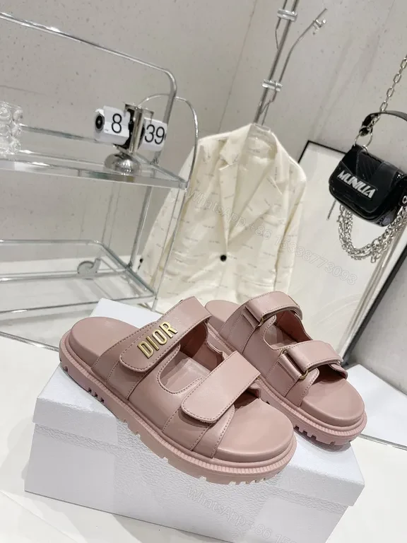 View 9 of Chic Rose-Pink Chunky Sandals with Luxe Dual Straps