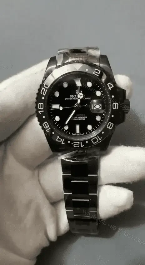 View 10 of Replica Rolex GMT-Master II Black Dial REP016829