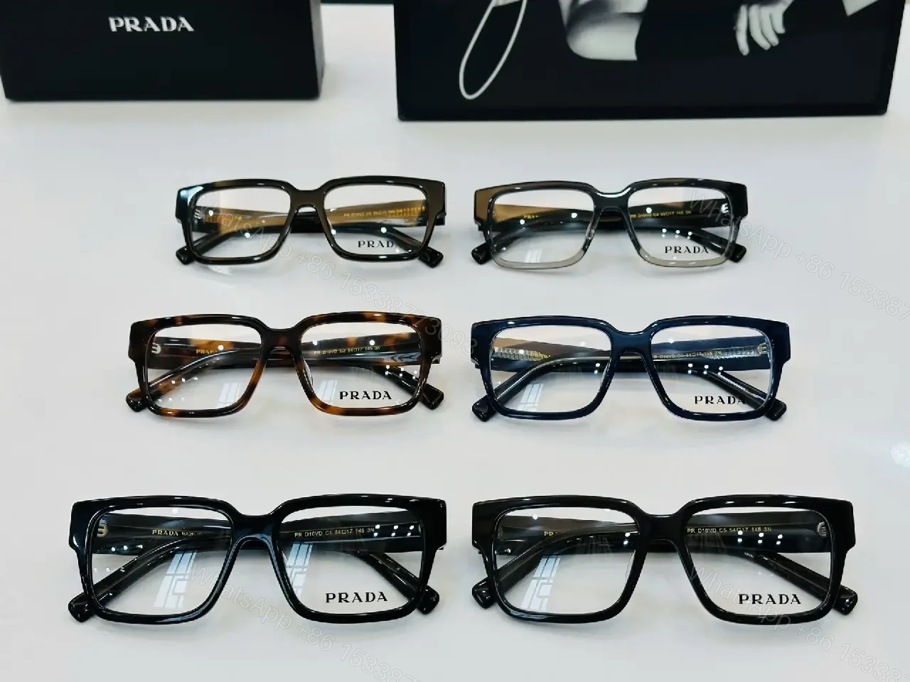 View 3 of Bold Frame Black Acetate Minimalist Luxury Eyewear