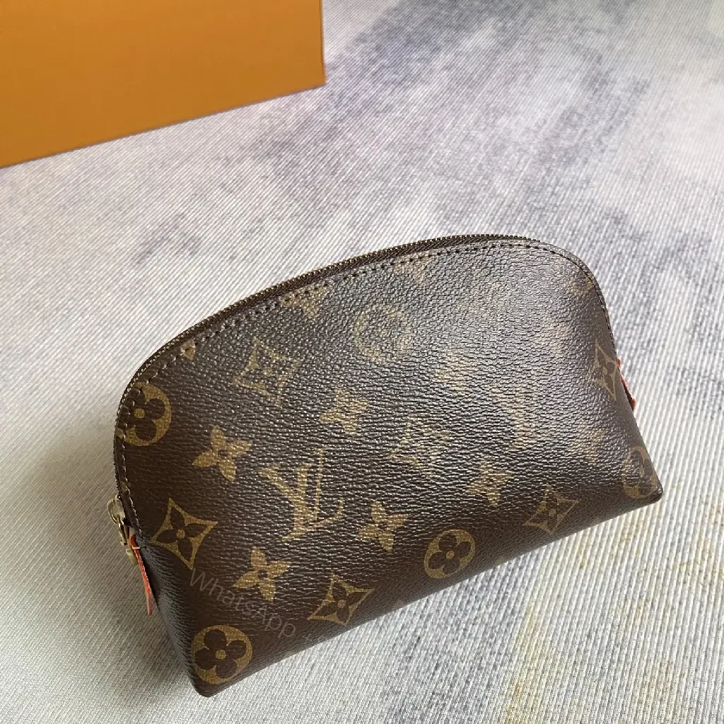 View 9 of Brown LV Monogram Ledger Wallet with Zipper