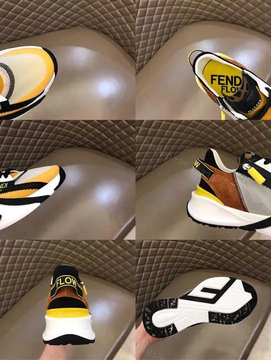 View 7 of FENDI CHUNKY LACE-UP TRAINERS – FD22