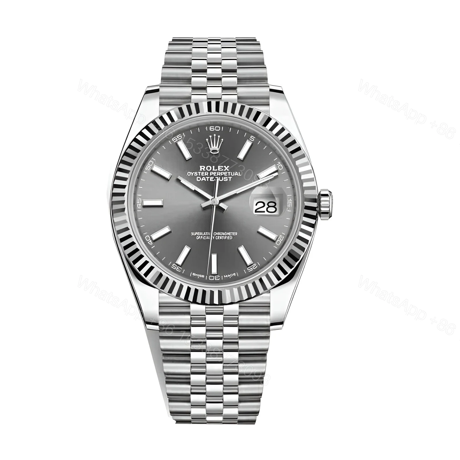 Rolex Datejust 126334-0014 Grey Dial Replica — view 1