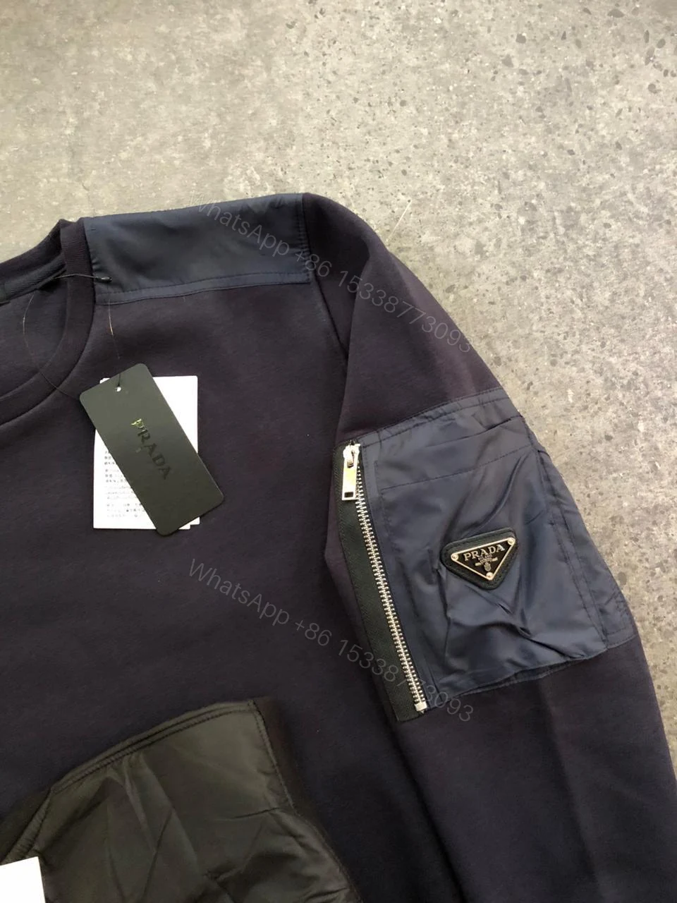 View 4 of First Copy Prada Sweatshirt for Men