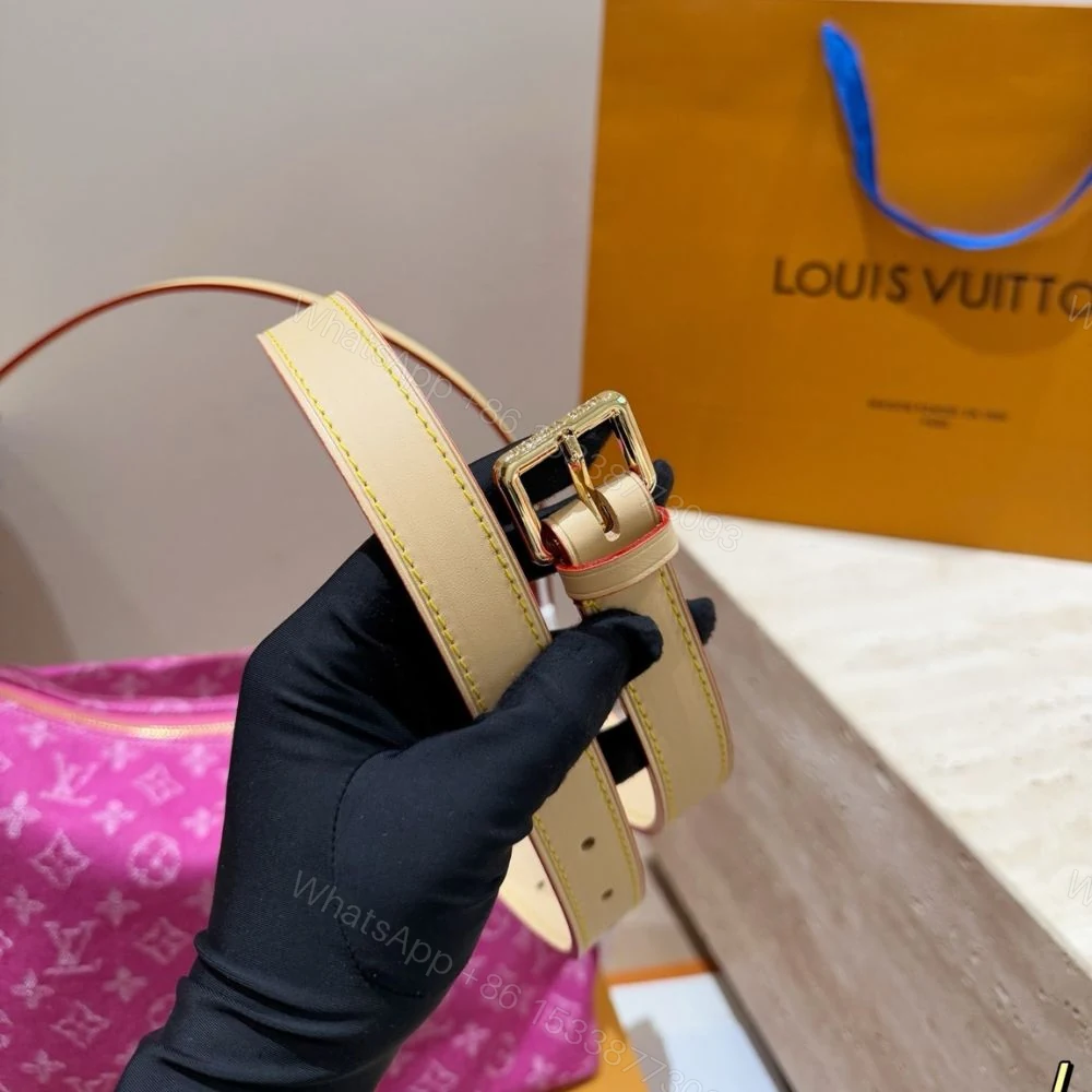 View 9 of Louis Vuitton Baggy Fuchsia Denim 30Cm M28266