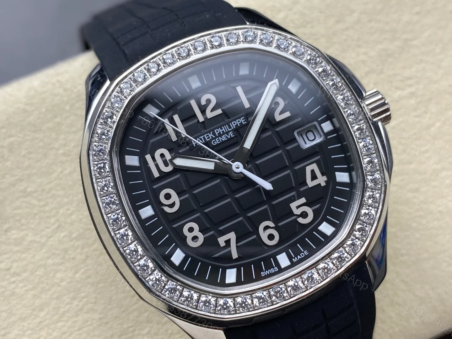 View 2 of Patek Philippe Aquanaut Luce Quartz Stainless Steel Black 5267/200A-001