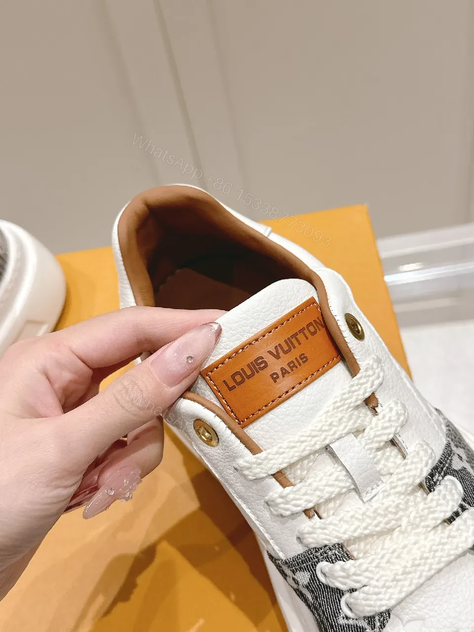 View 8 of Casual Luxe LV-Patterned Sneakers: Modern City Comfort