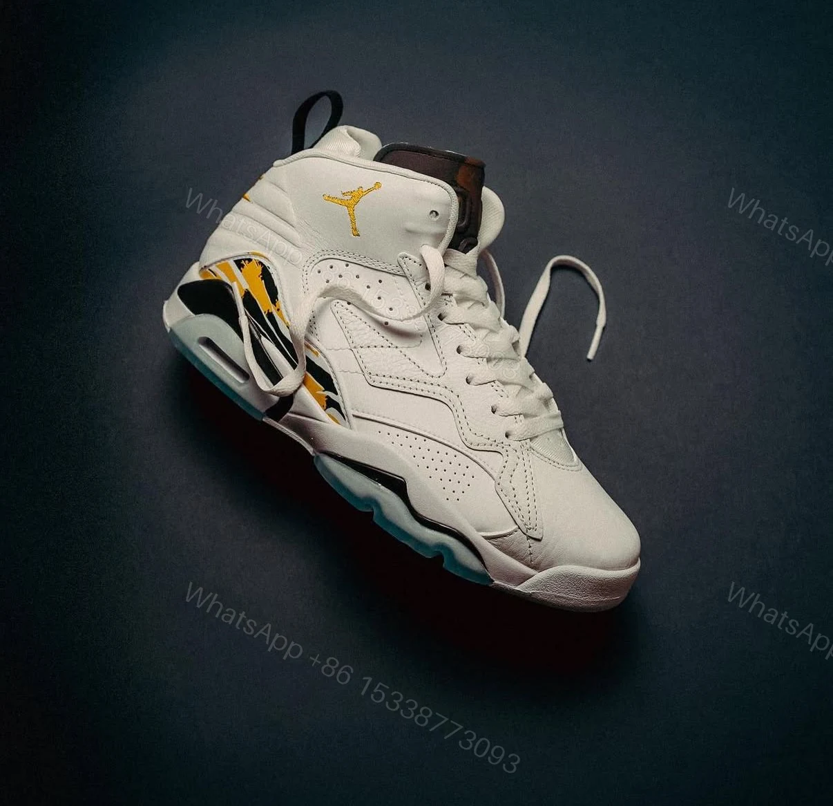 View 3 of First Copy Air Jordans Jumpman MVP White Yellow