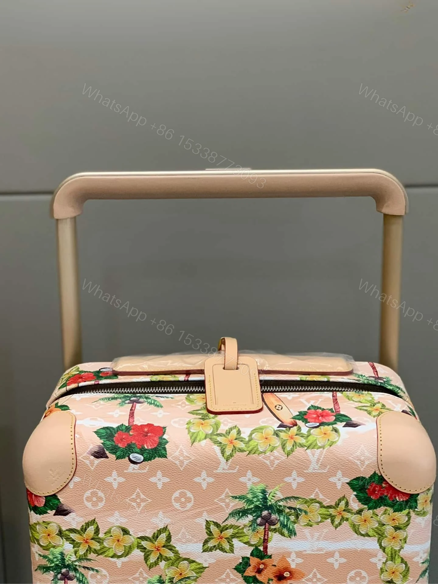 View 7 of Louis Vuitton Horizon 55 Suitcase Monogram Surfin Coated Canvas Sand 55Cm M24798