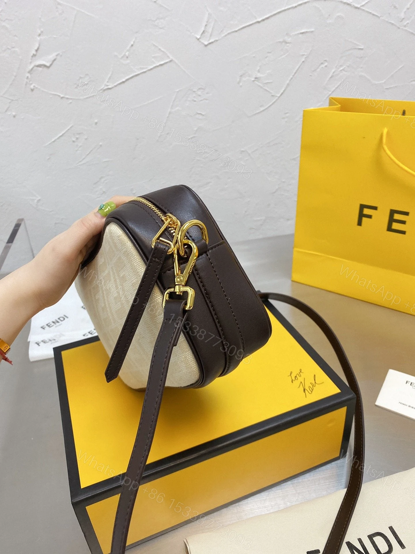 View 7 of Fendi Camera Case Monogram / Canvas