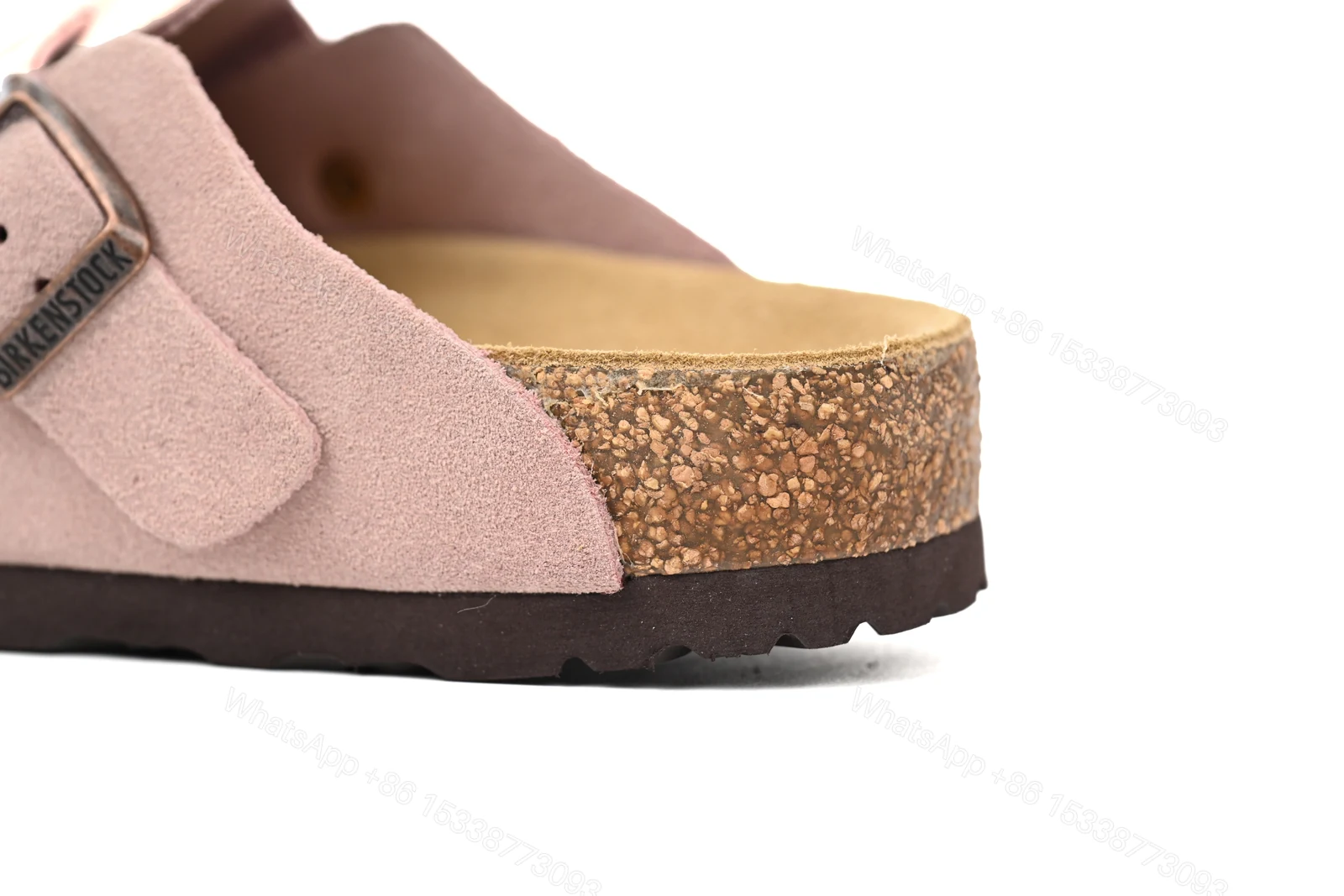 View 9 of Birkenstock Boston Suede Leather Light Rose 1026171