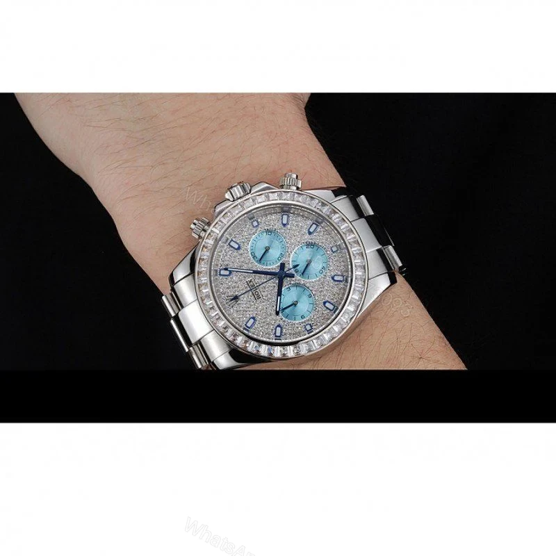 View 10 of Replica Rolex Daytona Silver Dial 1454251