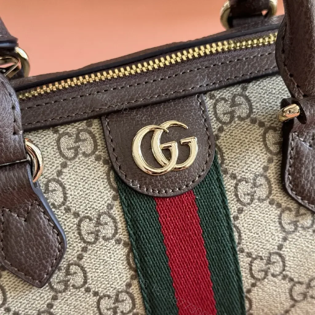 View 7 of Mini GG Supreme Satchel: Timeless Texture, Modern Day Versatility