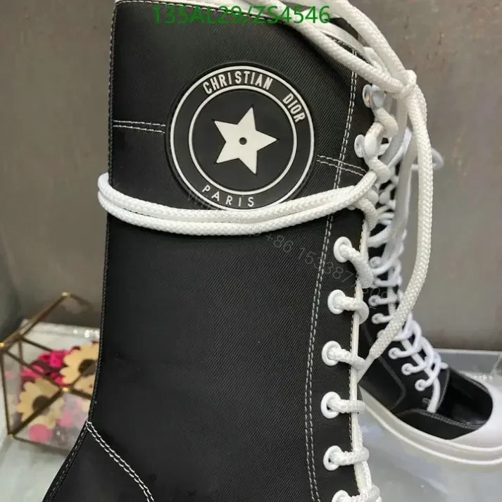 View 6 of Christian Dior canvas boots Replica for women TS5525