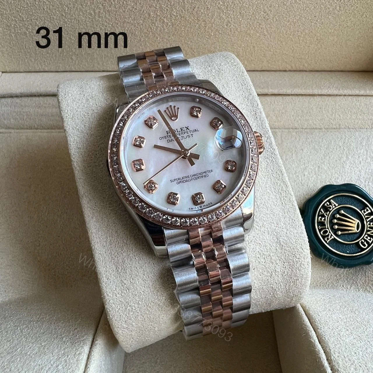 View 9 of Rolex Datejust 31 Dial Jubilee Bracelet Women’s Watch