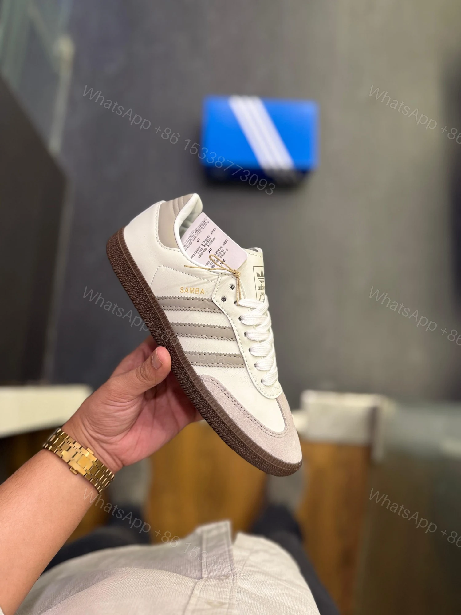 First Copy Adidas Originals Samba OG Grey – Casual Sneakers — view 1