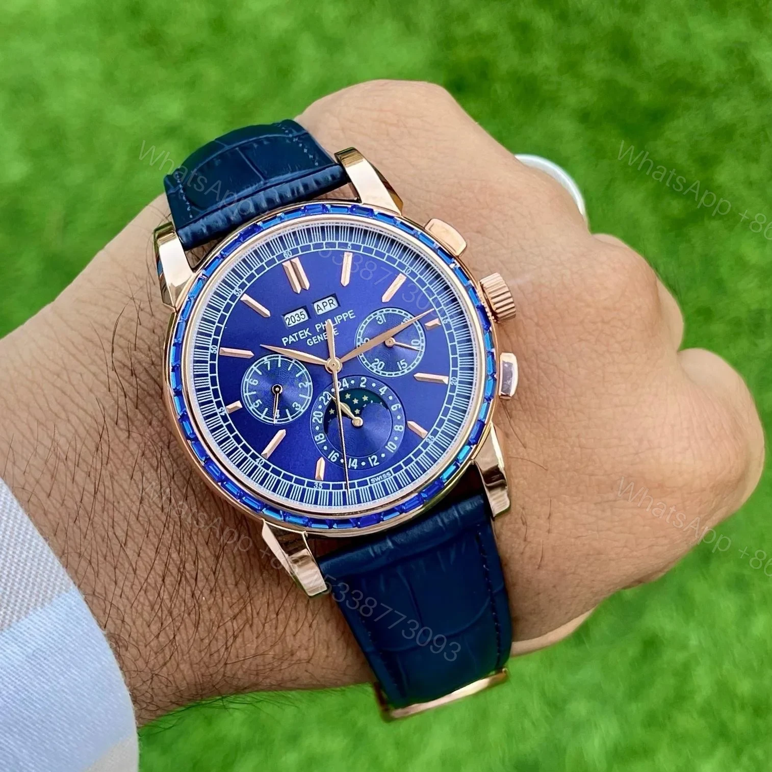 View 4 of Patek Philippe Calendar Blue
