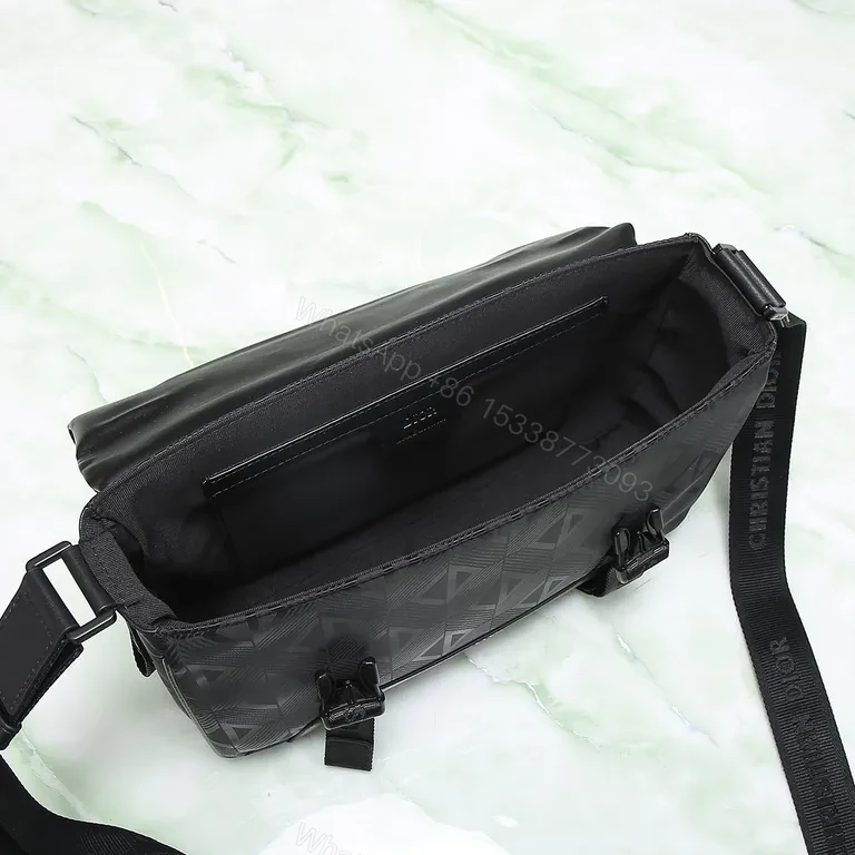 View 2 of Nylon Dior Geometry Crossbody Bag - Minimal Luxury Utility