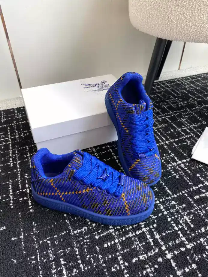 View 3 of BURBERRY CHECKED KNITTED SNEAKERS – BBR100