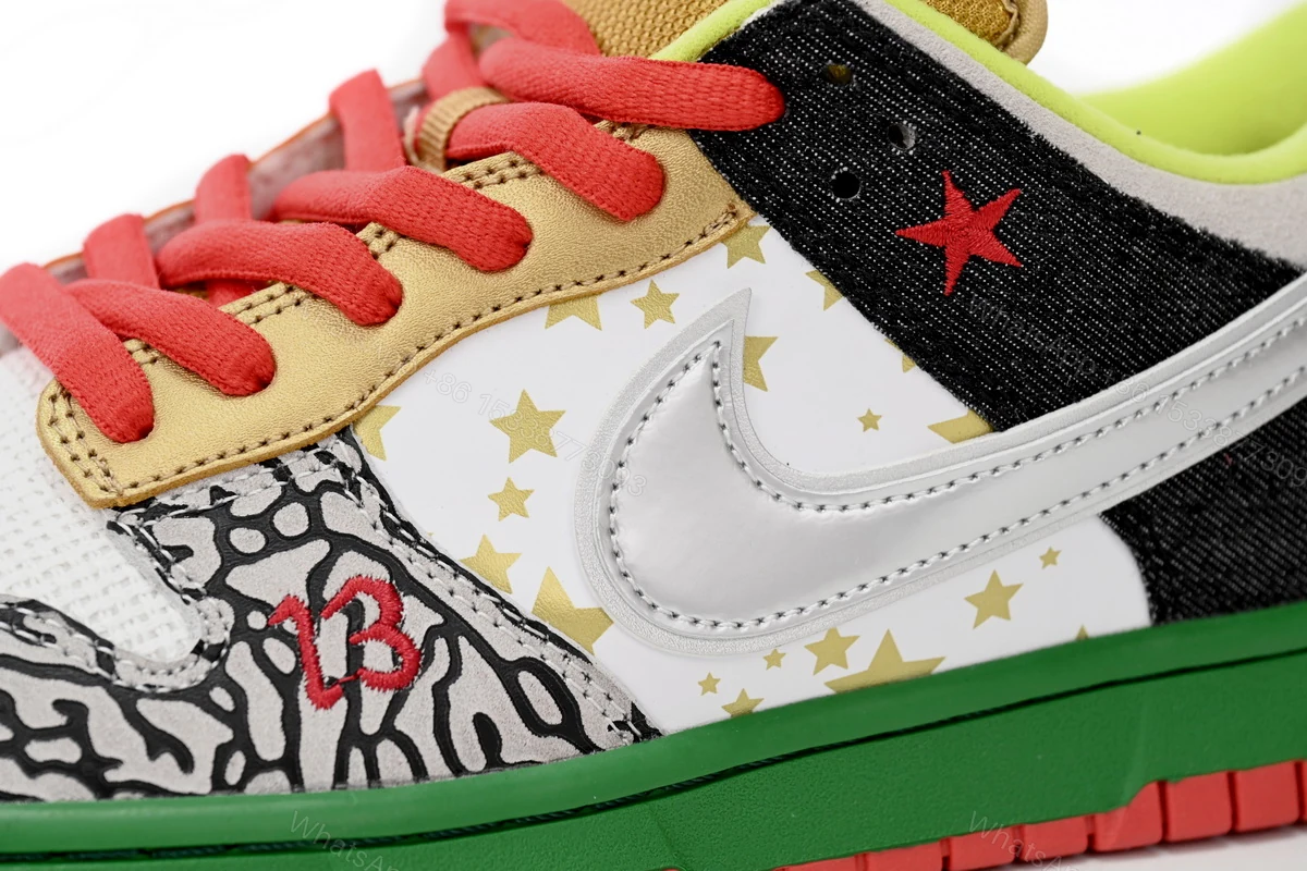 View 12 of Nike Dunk Low "What the Dunk" Colorful Pigeon 318403-141