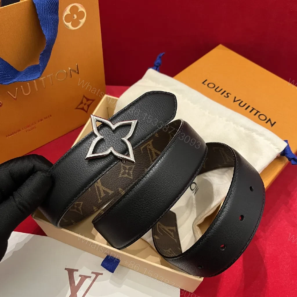 View 10 of Calfskin Monogram Belt — Luxe Everyday Style, Durable