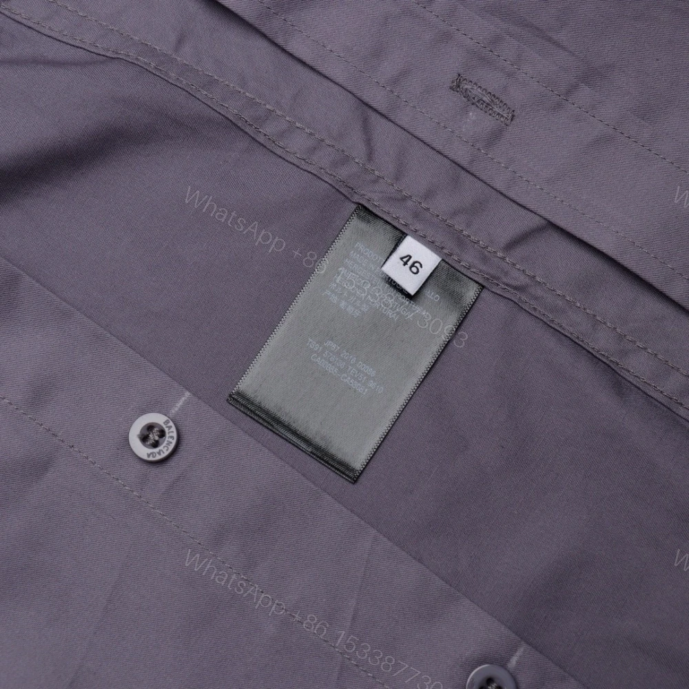 View 9 of 高仿Balenciaga*FW24系列671663純色長袖襯衫