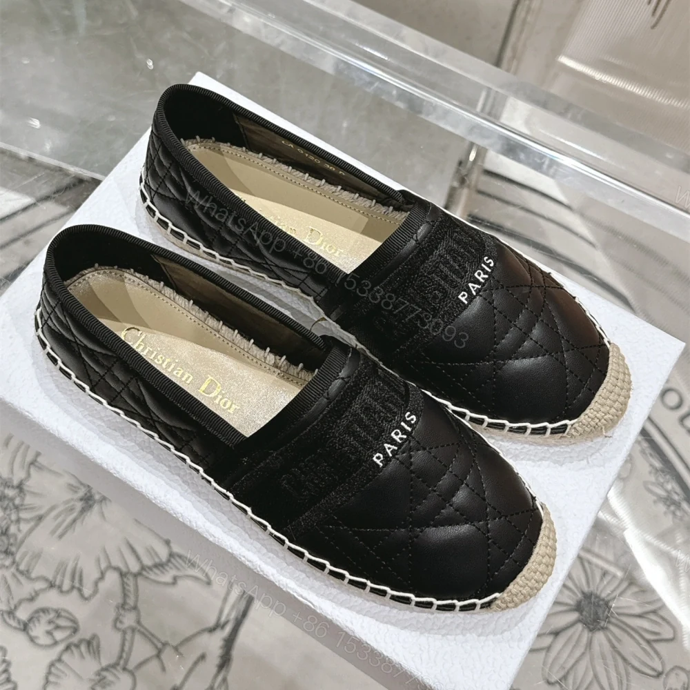 View 2 of 高仿Dior*Granville系列KDD974漁夫鞋小牛皮黑色免檢版