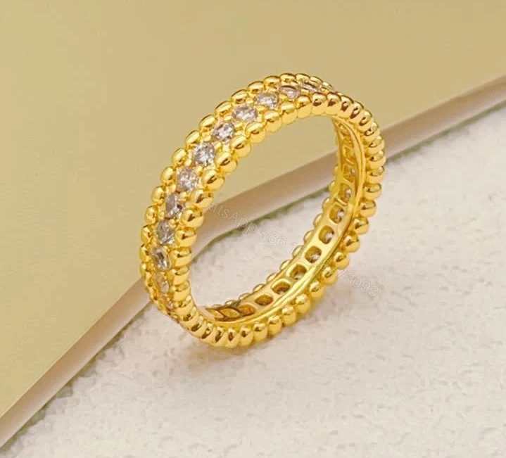 Van Cleef Arpels Replica Perlée Diamonds Ring — view 1