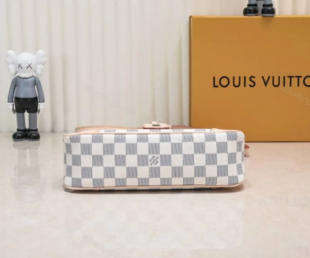 View 6 of Louis Vuitton Odéon Shoulder Bag Damier Azur 26Cm