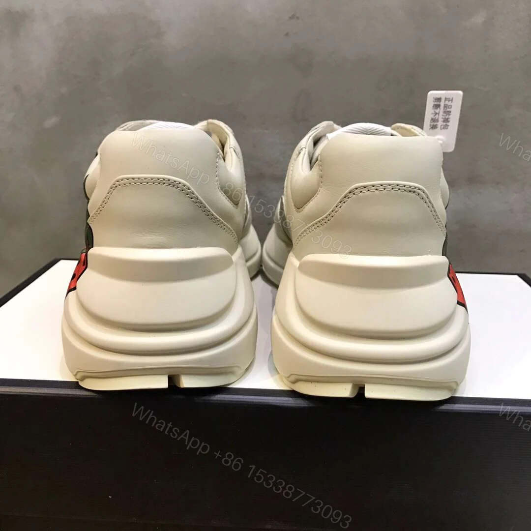 View 5 of GUCCI RHYTON SNEAKER WITH STRAWBERRY