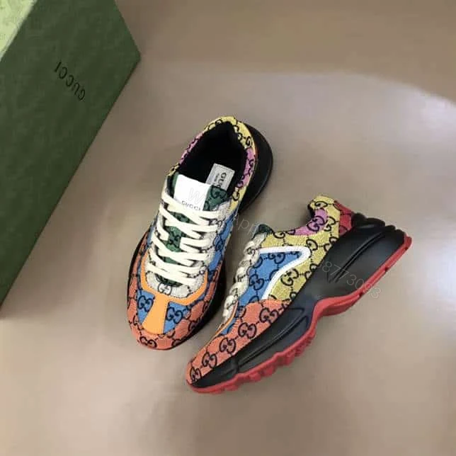 View 3 of Men’s Rhyton GG Multicolor sneaker – GC93