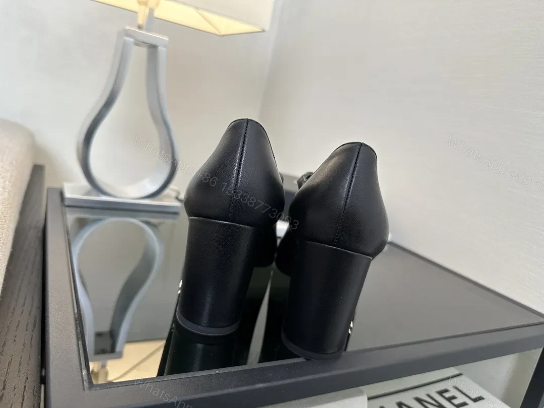 View 8 of Elegant Black Mary Jane Pumps: Comfort + Couture Detailing