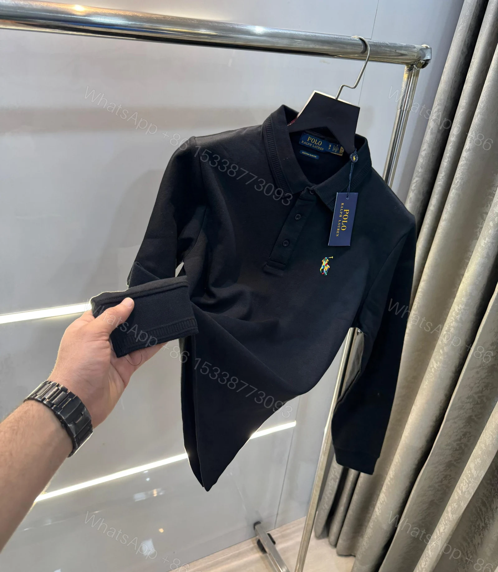 View 5 of FIRST COPY Ralph Lauren Premium Full Sleeves Polo T-Shirts