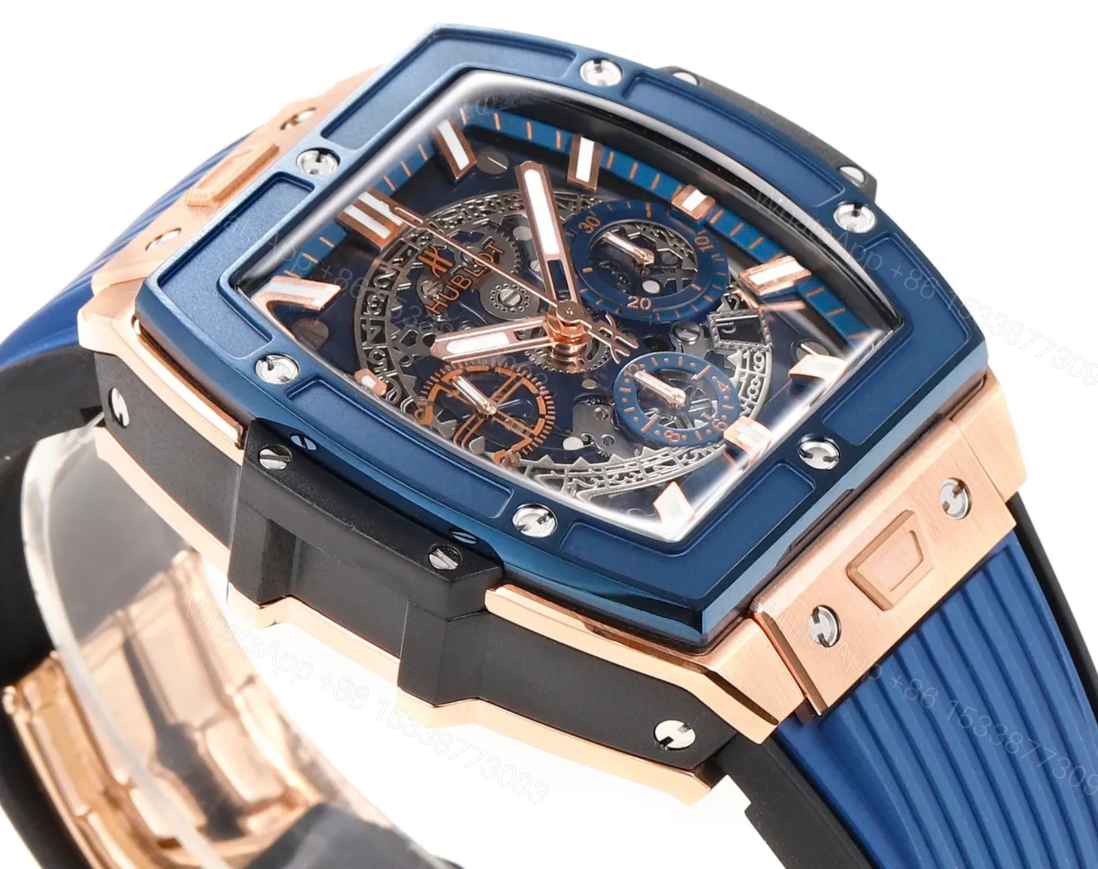 View 3 of JJ Factory HUBLOT Blue Spirit of Big Bang Watch